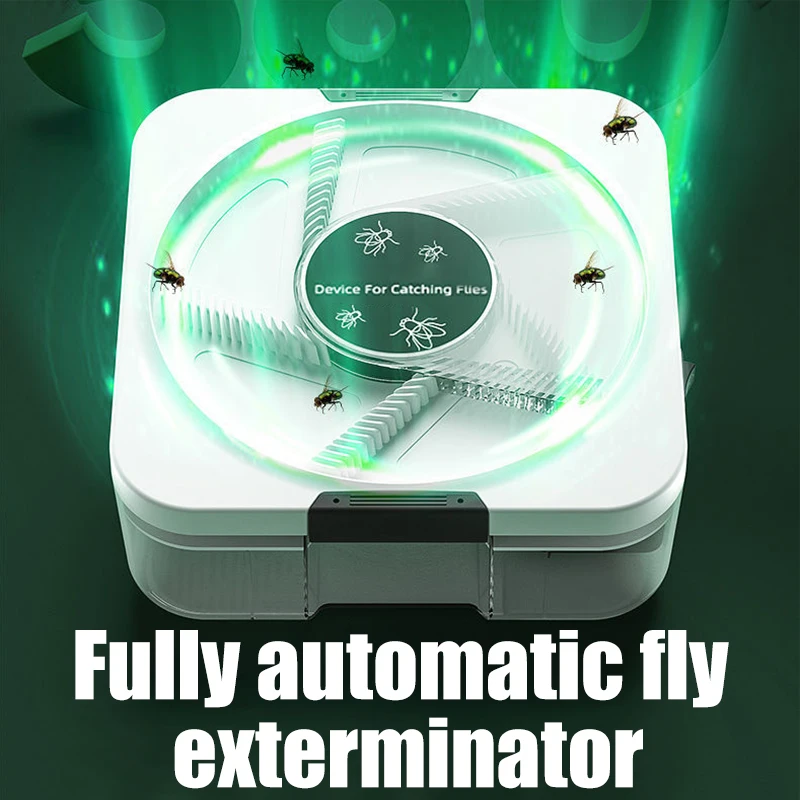 Piège à Mouches électrique Rotatif – Attrape Insectes Automatique – Neuf