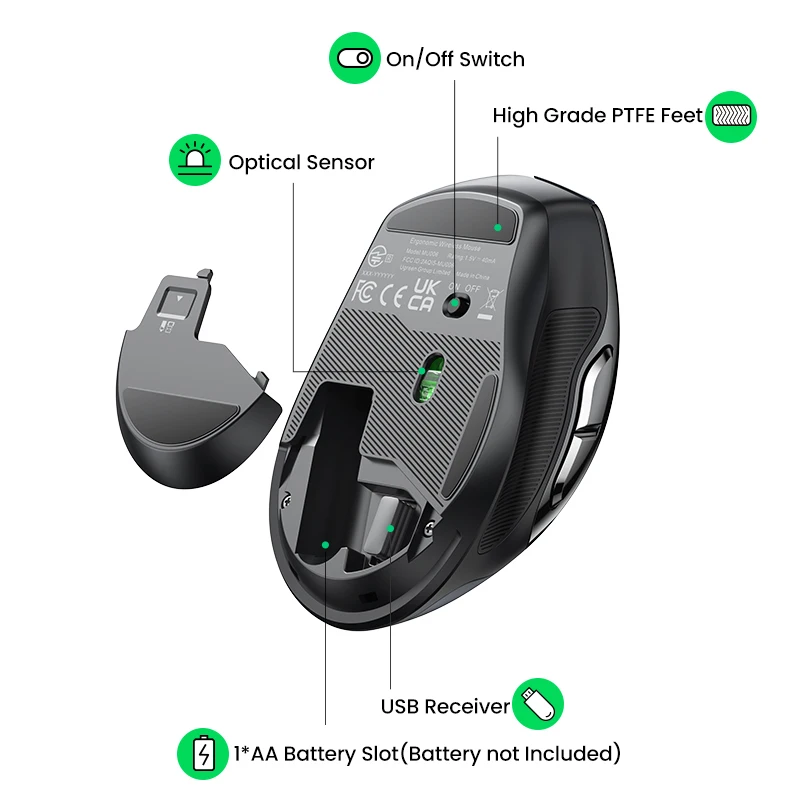 Ugreen Wireless Mouse MU006 Pakistan BrandTech.pk