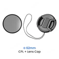 62mm Filter Lens Cap