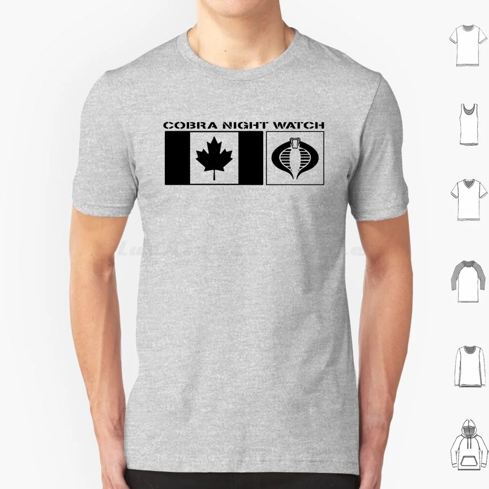Gi Joe Night Watch Canada Flag Logo T Shirt Cotone Uomo Donna Stampa Fai Da Te Gi Joe Gijoes Gi Joes G I Joe 80S Toys Arah Commander