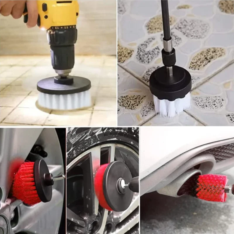 

For Cleaning Bathroom Kitchen Tub Tool Drill Kit Floor Disc Toilet New Electric Brush Surface Set Car Wash