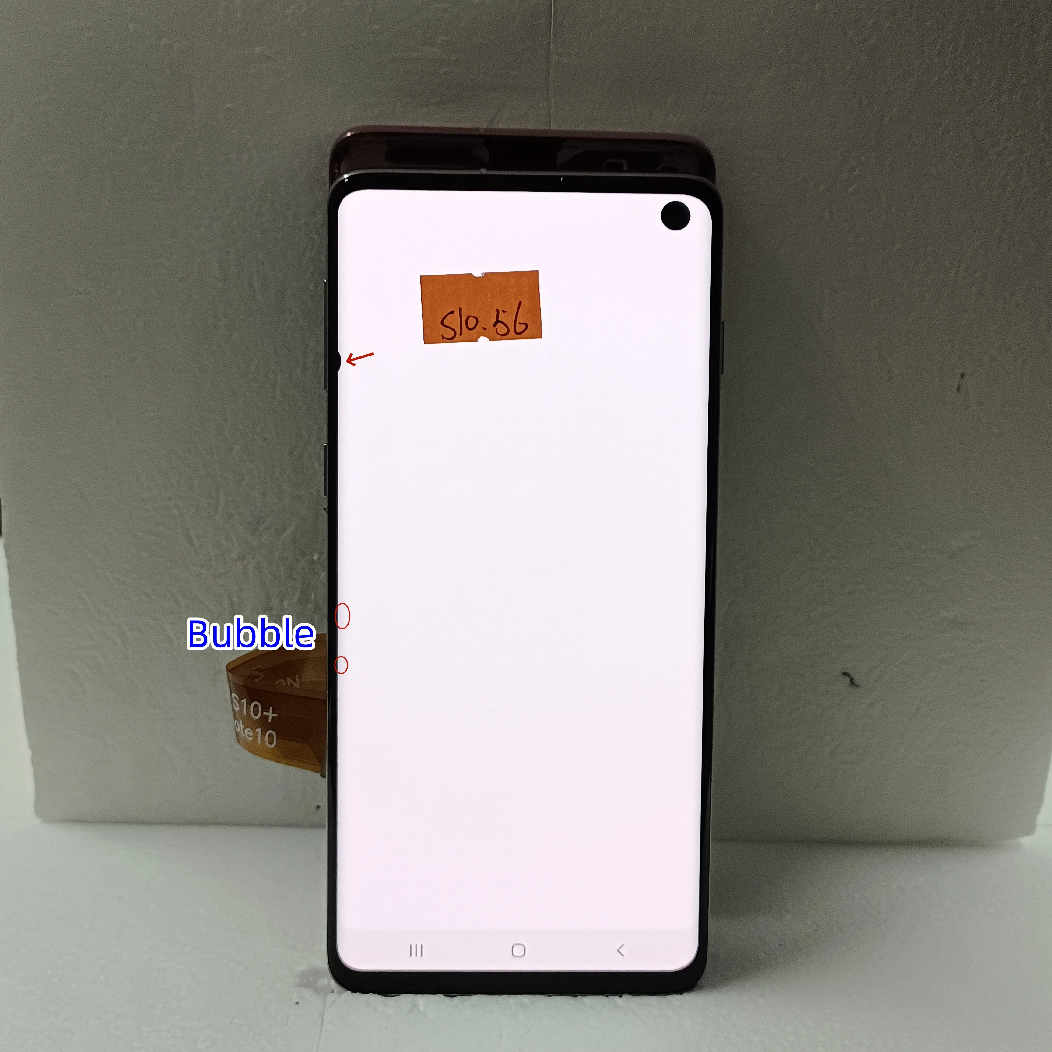 100% Ori  AMOLED LCD ÷ ȭ, Ｚ  S10 , G973F/DS SM-G973 G973U,  ִ   ġ