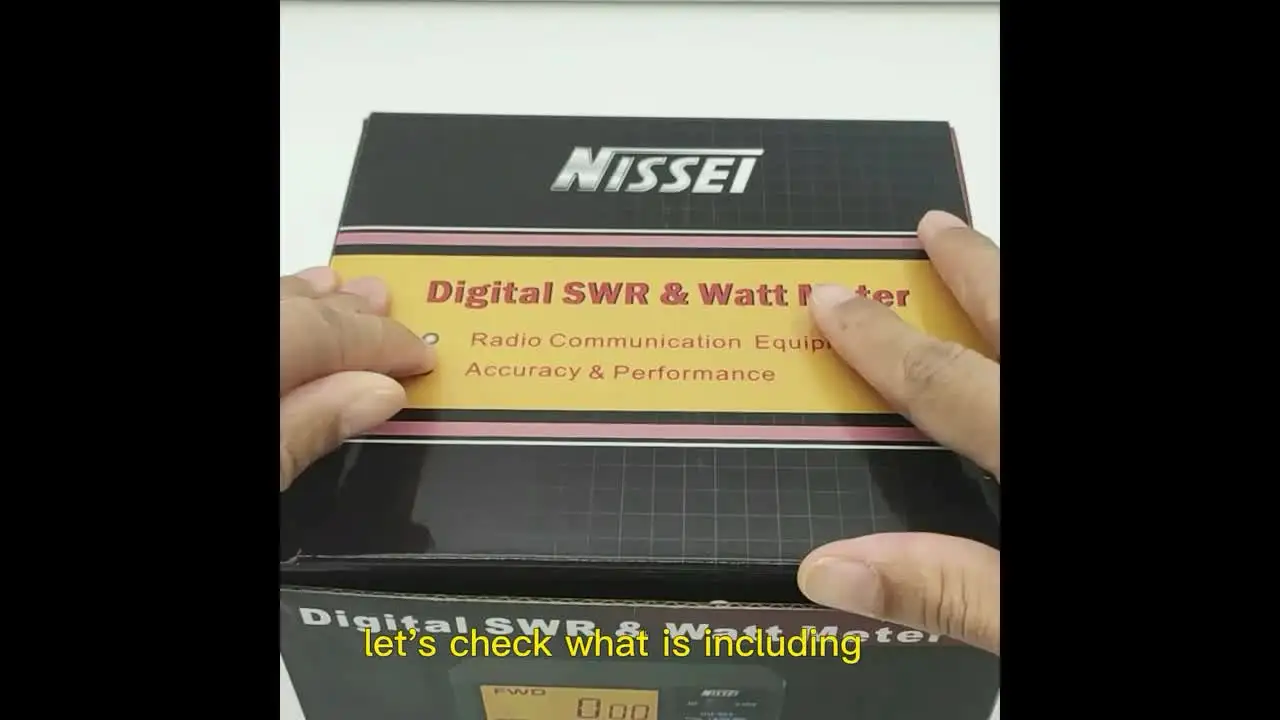 Wattmètre DG-503 - SWR/PWR 1.6-60 MHz & 125-525 MHz - Écran LCD - Neuf (Chine)