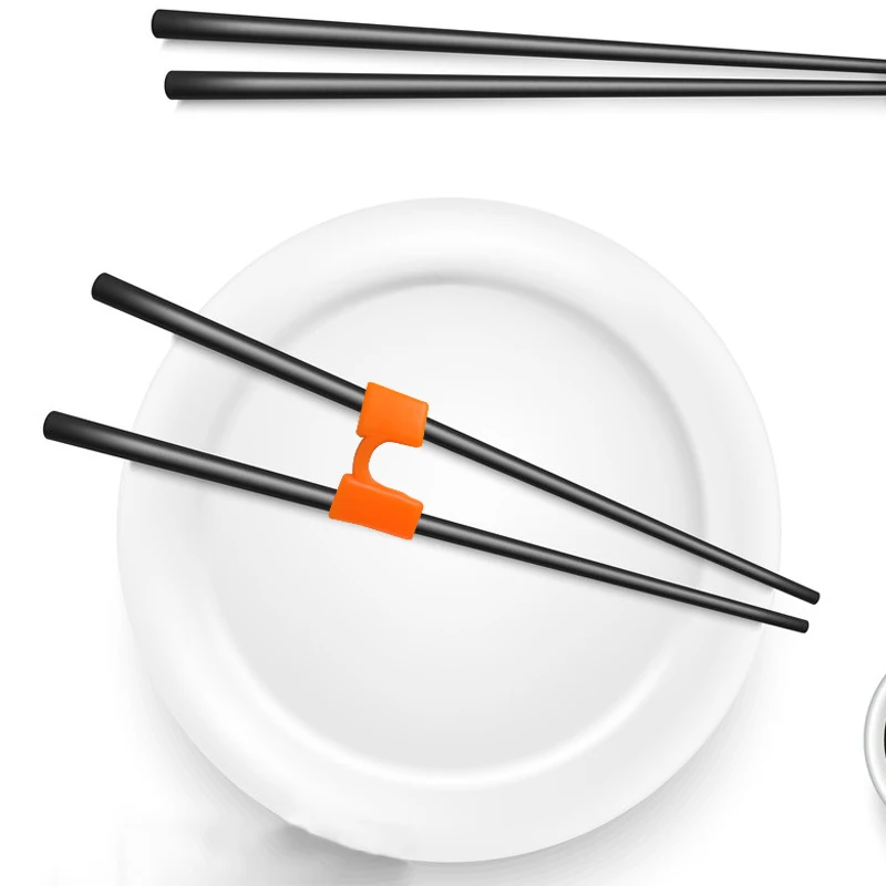 5pcs plastic chopsticks clip chopsticks aid