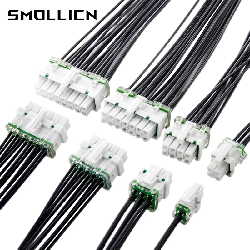 

1 Set 2/4/6/8/12/16 Pin Wire Harness Plug 5557 Waterproof Connector Electric Vehicle Male Female Docking Socket With Line 20cm