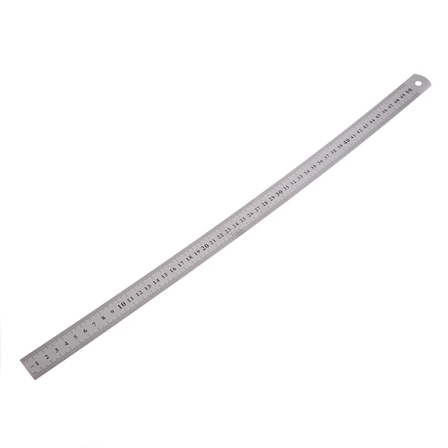 straight ruler 20 inch 50cm steel