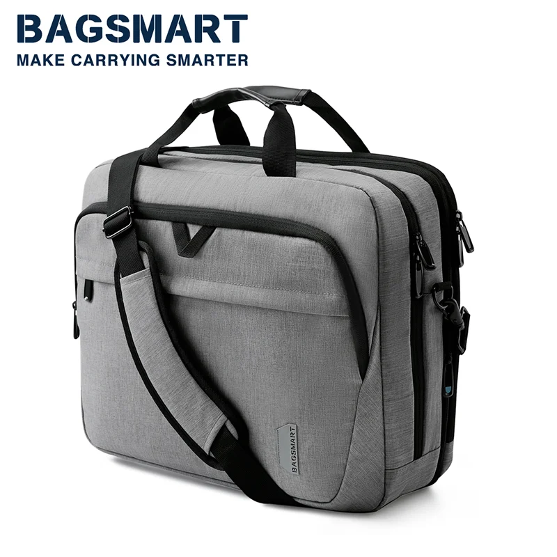 BAGSMART 15.6 Inch Laptop Bag Business Briefcase Lockable Computer Bag