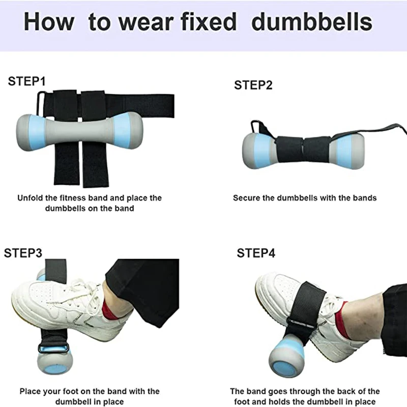 Weight Dumbbell Ankle Straps Tibialis Trainer Strap for Leg Extensions PLower Body Strength Training Booty Workouts 1 Pair ankle straps