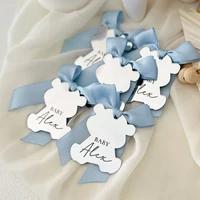 50ชิ้นที่กําหนดเองยินดีต้อนรับทารกฝักบัวโปรดปรานแท็กชื่อ,แท็กกระจกอะคริลิ,ตัวอักษรชื่อโลโก้,ขอบคุณสถานที่บัตรพรรคแท็กของขวัญ 2