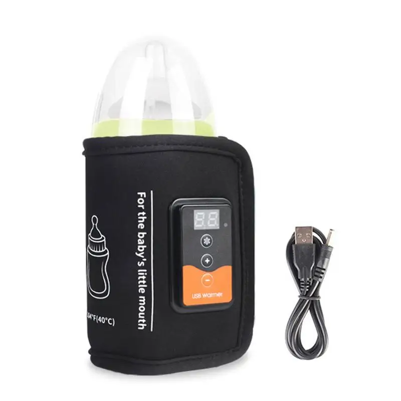 

Milk Bottle Warmer USB Electric Infant Bottle Heater Portable Baby Infant Feeding Thermal Warmer Bag With Temperature Control