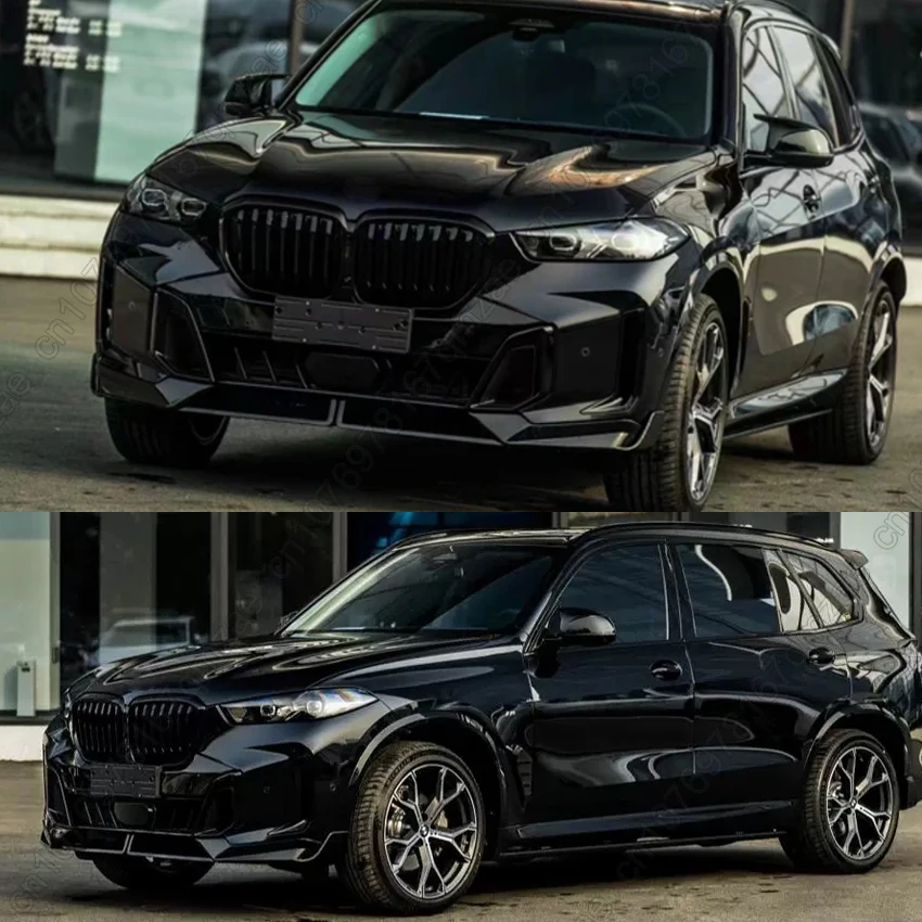 BMW X5 G05 M-Sport LCI 30d 40i 40d 50e M60i 2023-2025용 MP 스타일 프론트 범퍼 스포일러 립 스플리터 디퓨저 가드 커버 키트