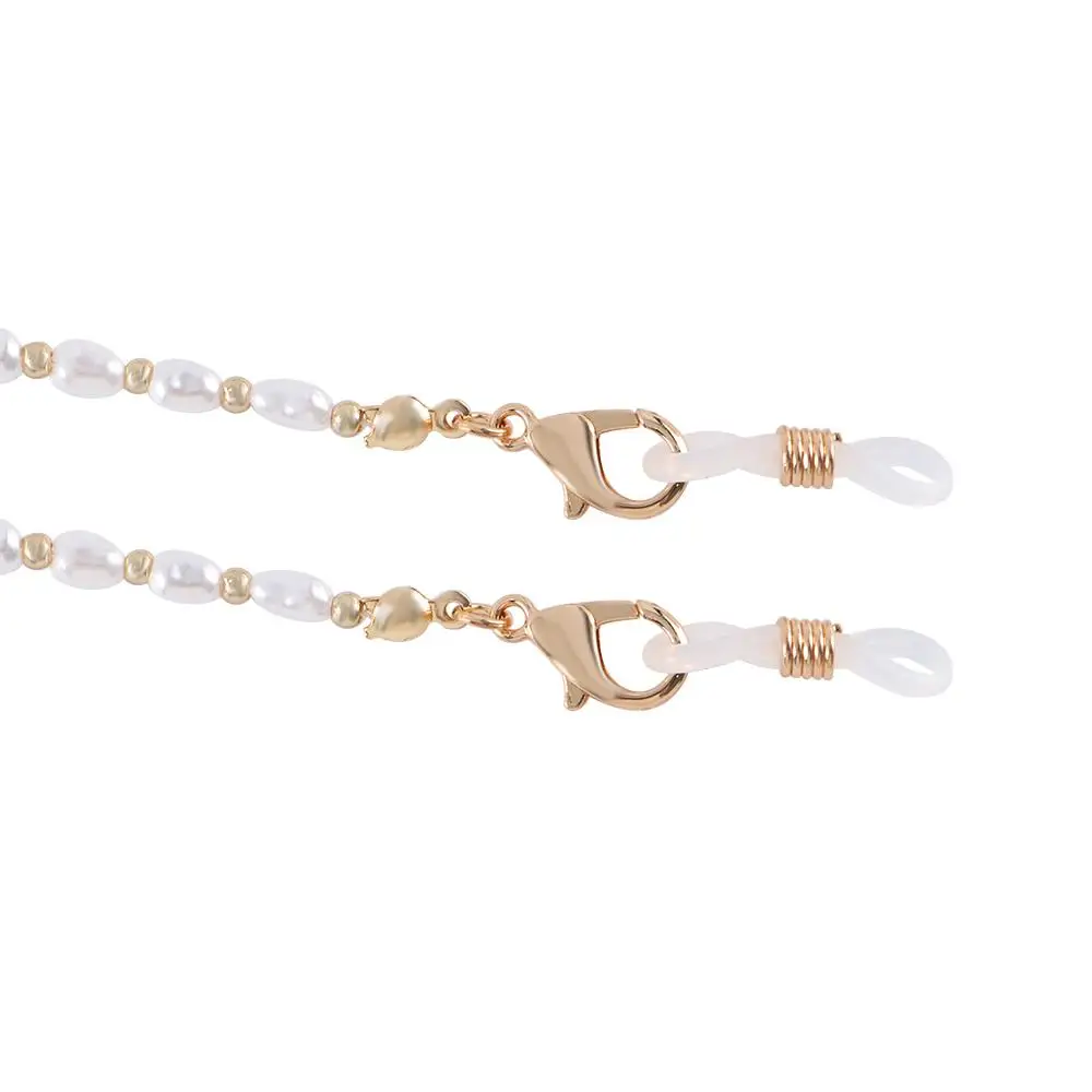 Holders Hold Straps Anti-lost For Women Eyewear Jewelry Men Face Mask Necklace Pearl Chain Reading Glasses Chain Glasses Clips - 6
