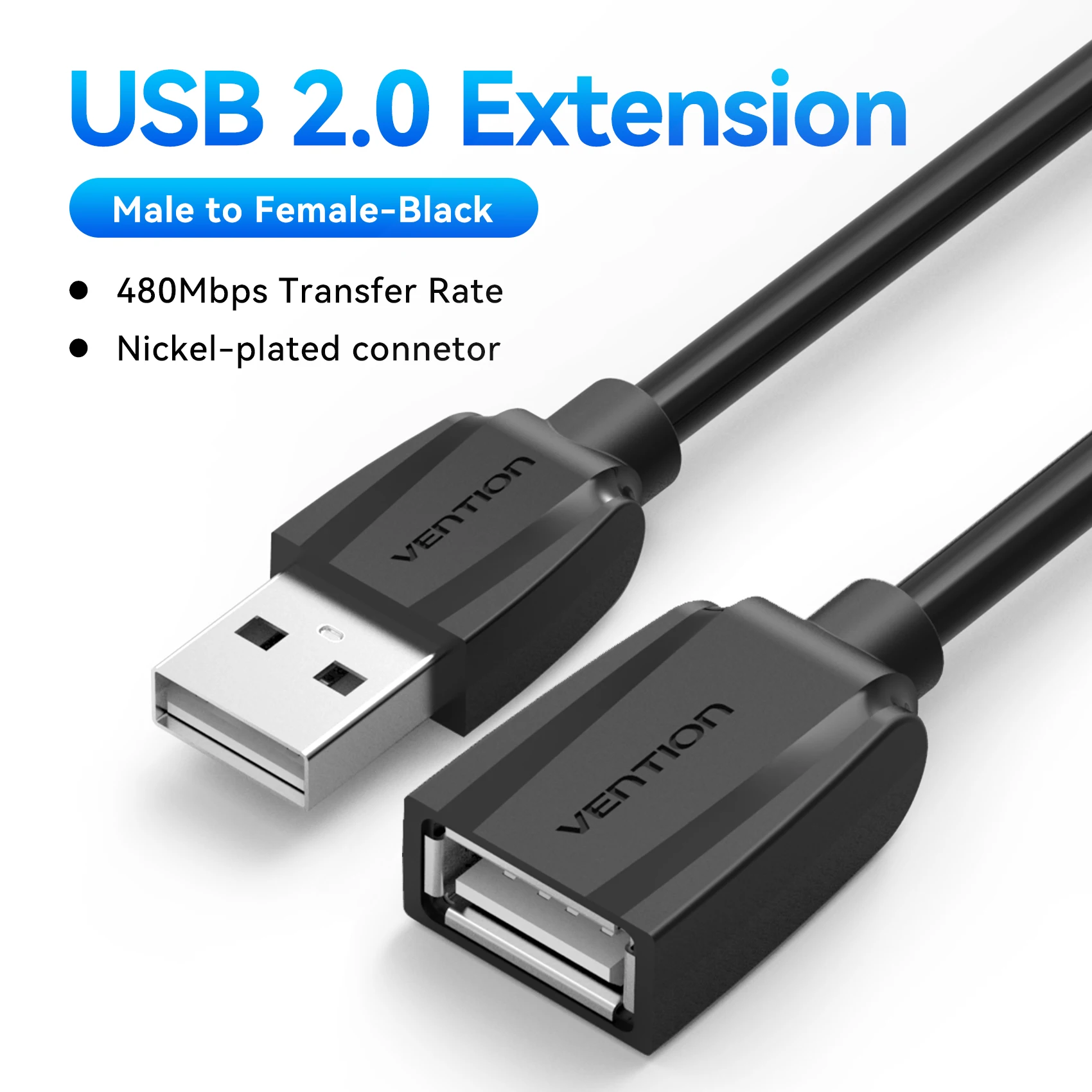 Premium USB Male to Female Extension Cable for Enhanced Data Transfer
