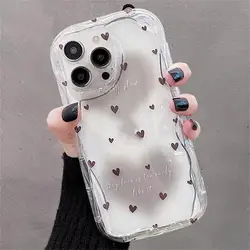 Love Heart and Pearl Chain Butterfly Phone Case for OPPO Reno 13 5G (S10666)