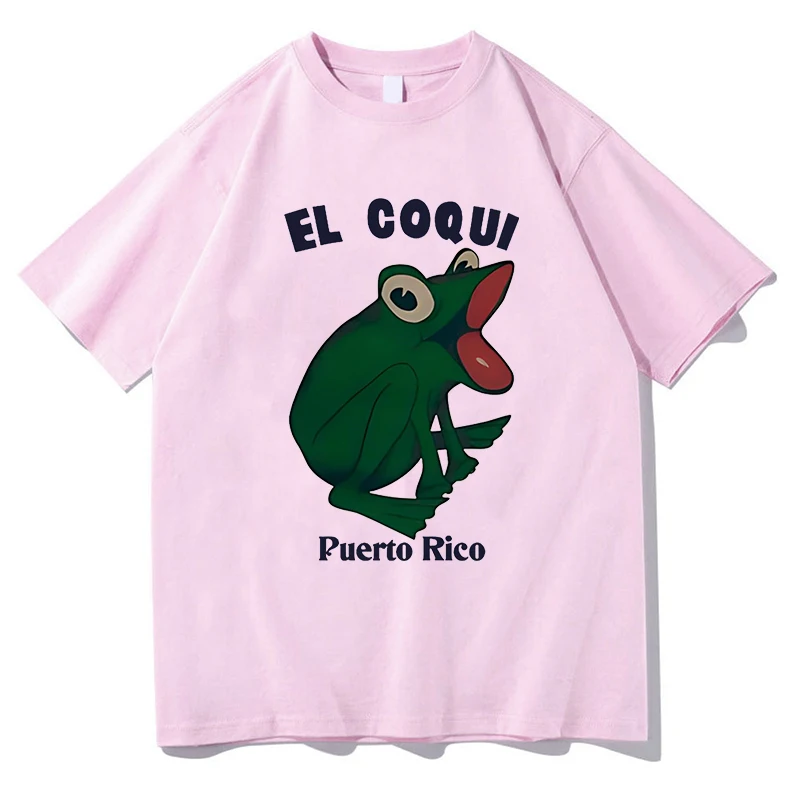Bad Bunny Debi Tirar Mas Fotos Album Print Tshirt Hip Hop EL COQUI Frog Unisex Fashion Print T-Shirt Pure Cotton Streetwear Tops 5
