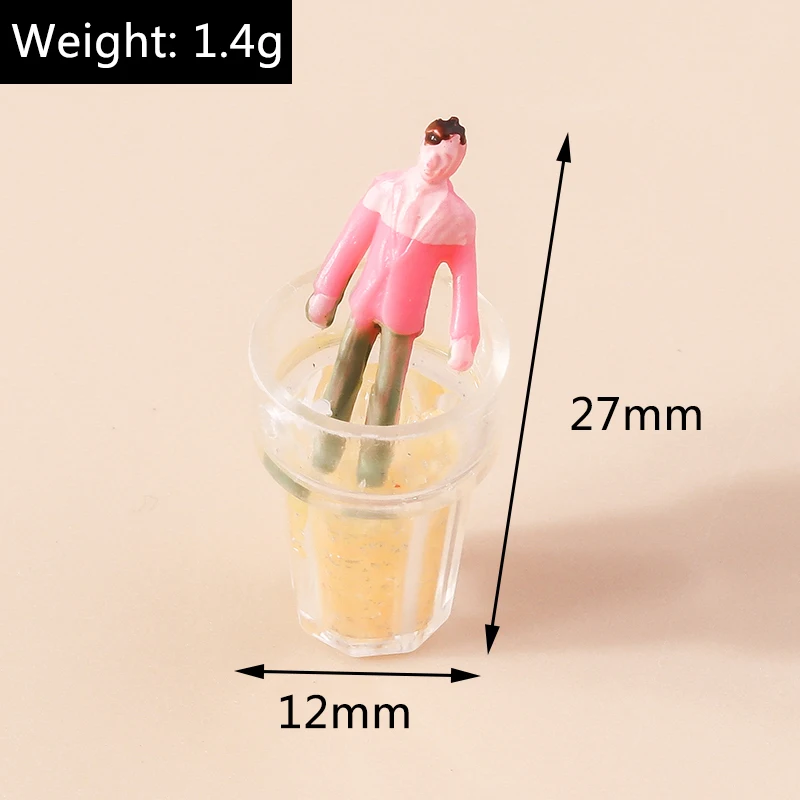 Leslie 10 Stück Mix Stile Sommer Glas Wunschflasche Milch Teetasse Ohrring Charms DIY Schlüsselanhänger Halskette Anhänger Schmuckherstellung – Detail 29