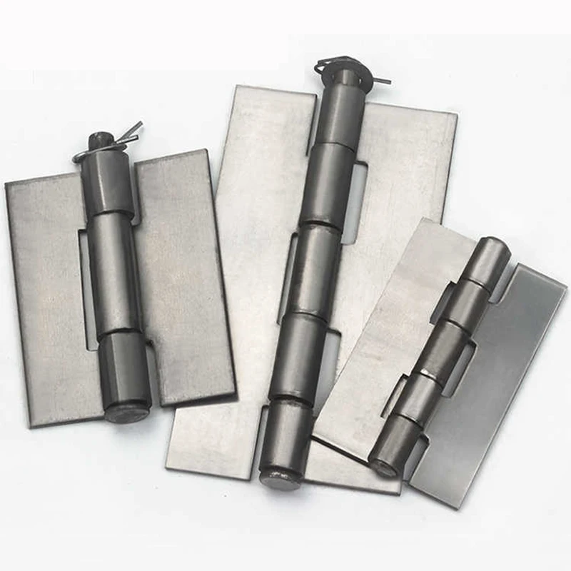 การเชื่อมบานพับเหล็กแบบยึดได้ประตูเหล็กหนาแบบพับได้ประตูสำหรับงานหนักประตูหมุนประตูบานหลวมประตูพับได้ 1