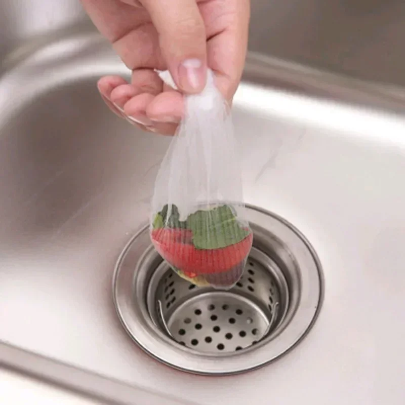 Kitchen Sink Filter Sink Strainer Sink Filter Kitchen Sink Strainer Hair Drain Catcher 100pcs Disposable Sink Filter Kitchen Sewer Net Garbage Filter Bag Sink Strainer Accessories Bathroom Drain Hair Anti-blocking