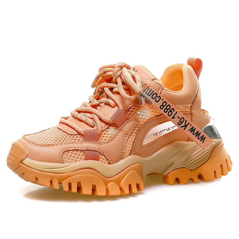 

Women's sandals Summer Chunky Sneakers Fashion Hollow Woman shoes Casual Shoes PU Platform shoes Chunky Sneakers designer shoes