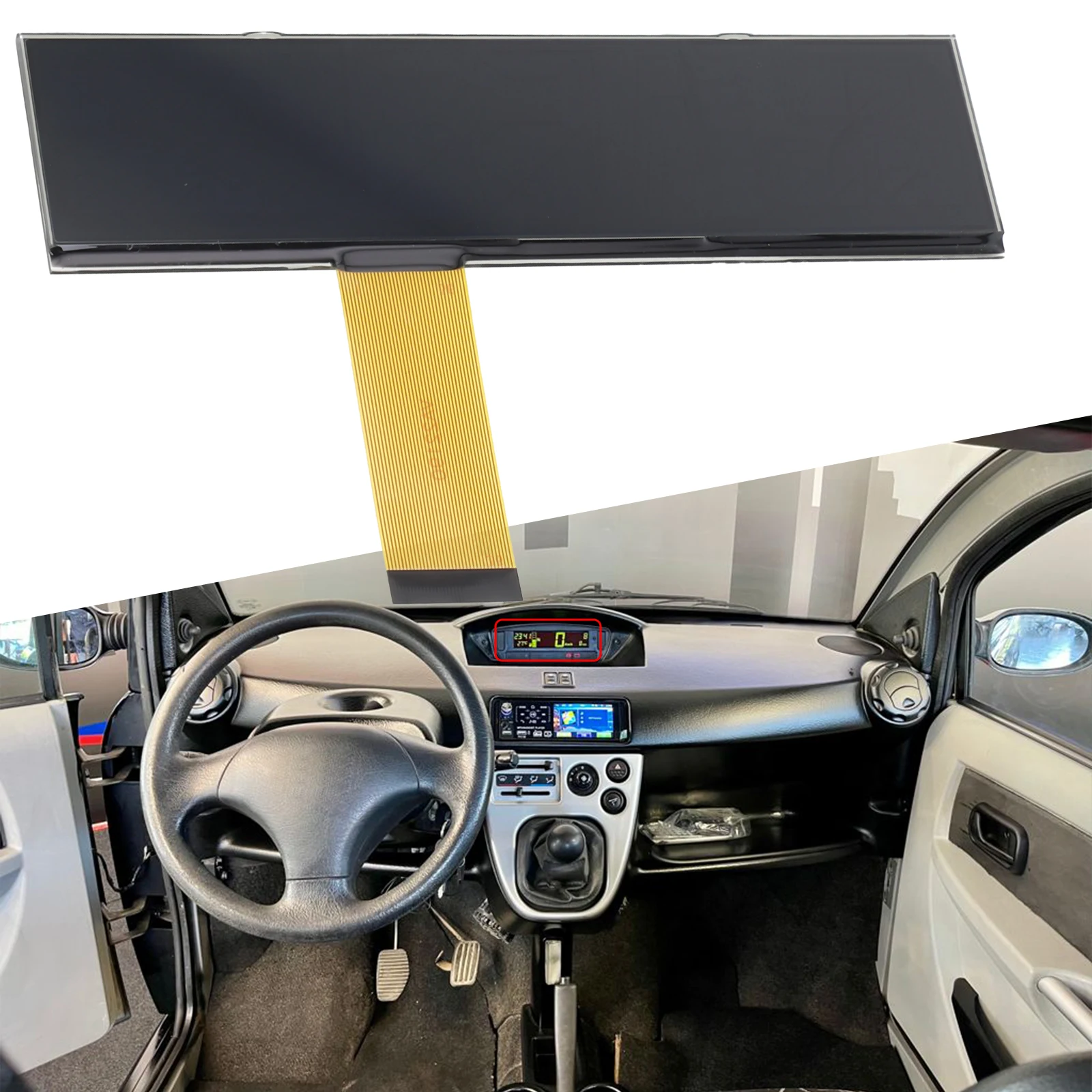 

Автоматический экран спидометра для Microcar MC1/MC2/M.Go для liболее X-Too JS28, кластер инструментов 140*36 мм, 36 контактов