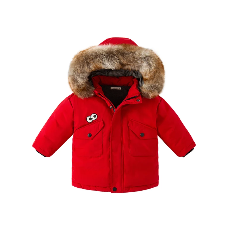 Générique Manteau Enfant Garçon,Veste D'Hiver Pour Enfants Doudoune Mi