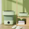 11L 6L Portable Big Capacity Washing Machine With Drain Basket For Apartment Camping Travel Underwear 110-260V Mini Washer Dryer 3