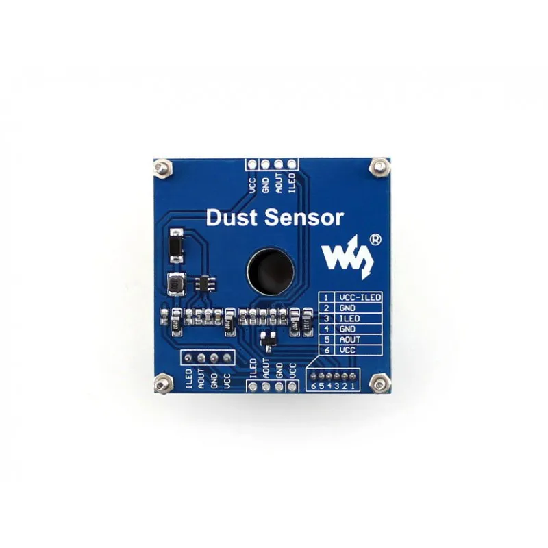 GP2Y1010AU0F Dust Sensor simple Air Monitor, Low power consumption, support wide range of power supply