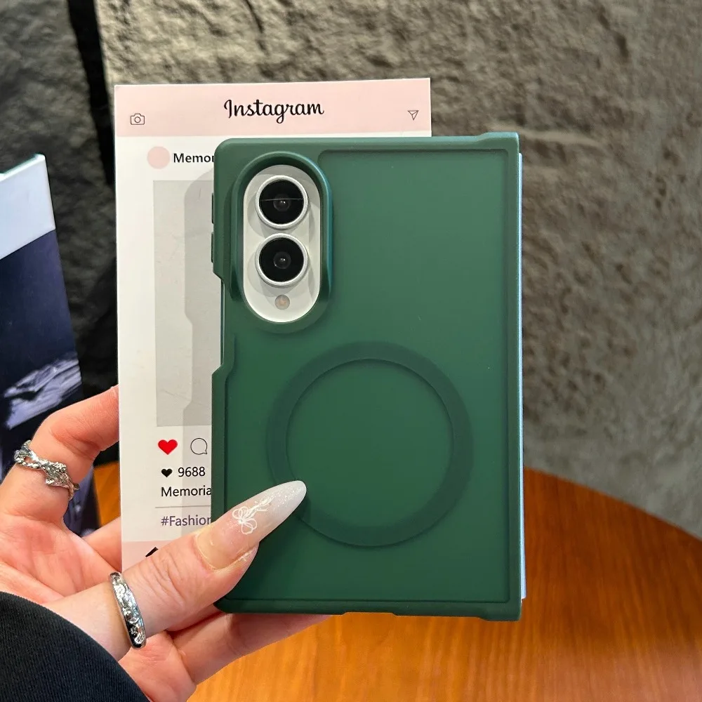 Luxury Frosted Magnetic Matte Shockproof Phone Case
