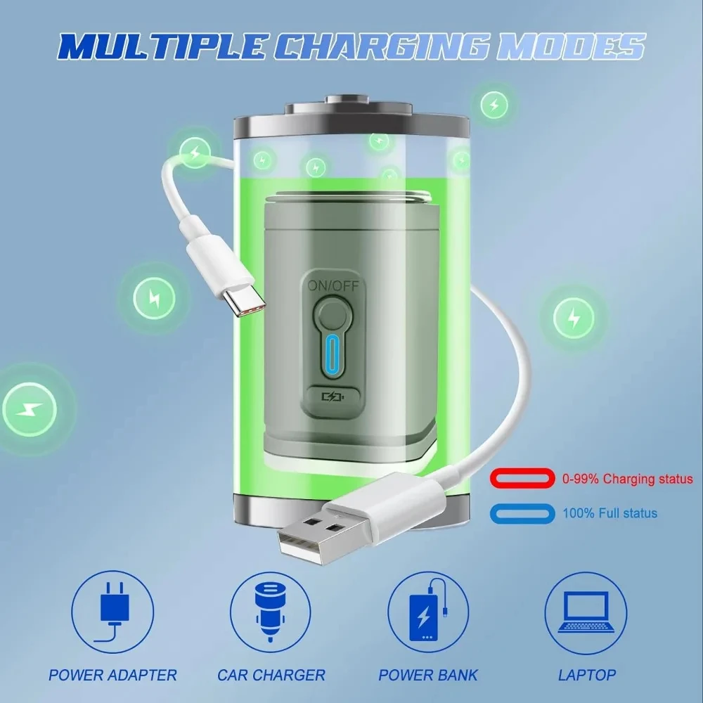 Portable USB Rechargeable Air Pump 5