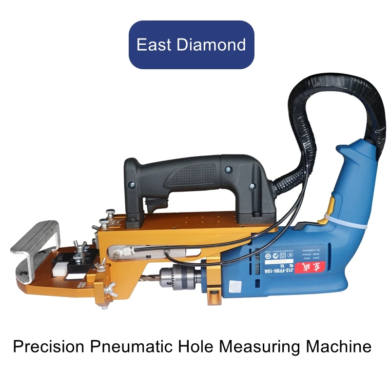 Woodworking portable pneumatic side hole machine CNC cutting machine wood tenon puncher three-in-one side hole machine side table 60x 42 62 cm solid wood acacia and cast iron