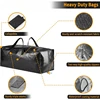 Extra Large Storage Totes W/Backpack Straps Strong Handles & Zippers, Packing & Moving Supplies, Black (8 Pack) 6