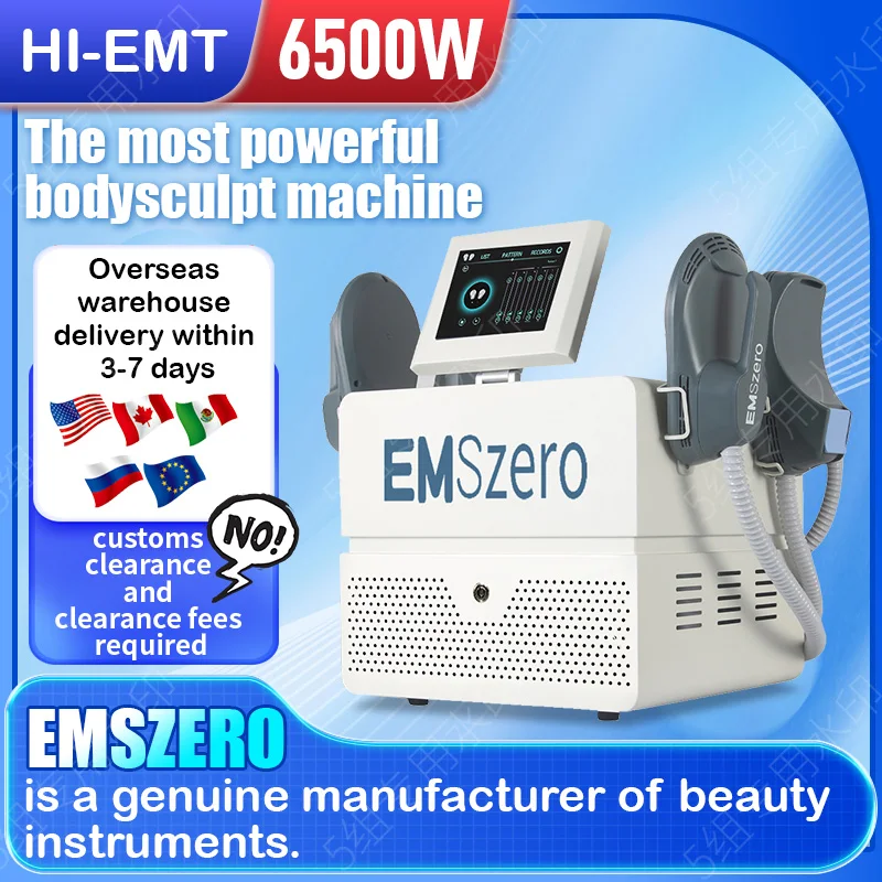 EMSZERO Nova Body Shaping Machine Professional 6500W EMSSLIM NEO RF Muscle Stimulation 15 Tes HIEMT Slimming newest update neo ems 14 tesla 200hz 6500w hiemt 5 handles pelvic stimulation pad optional muslce sculpting machine