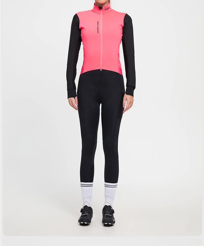 YKYWBIKE Fahrradjacke Damen 
 Winddichte wasserdichte Fahrrad-Windjacke, wasserdichte Rennrad-Trikot-Fahrradbekleidung – Detail 16