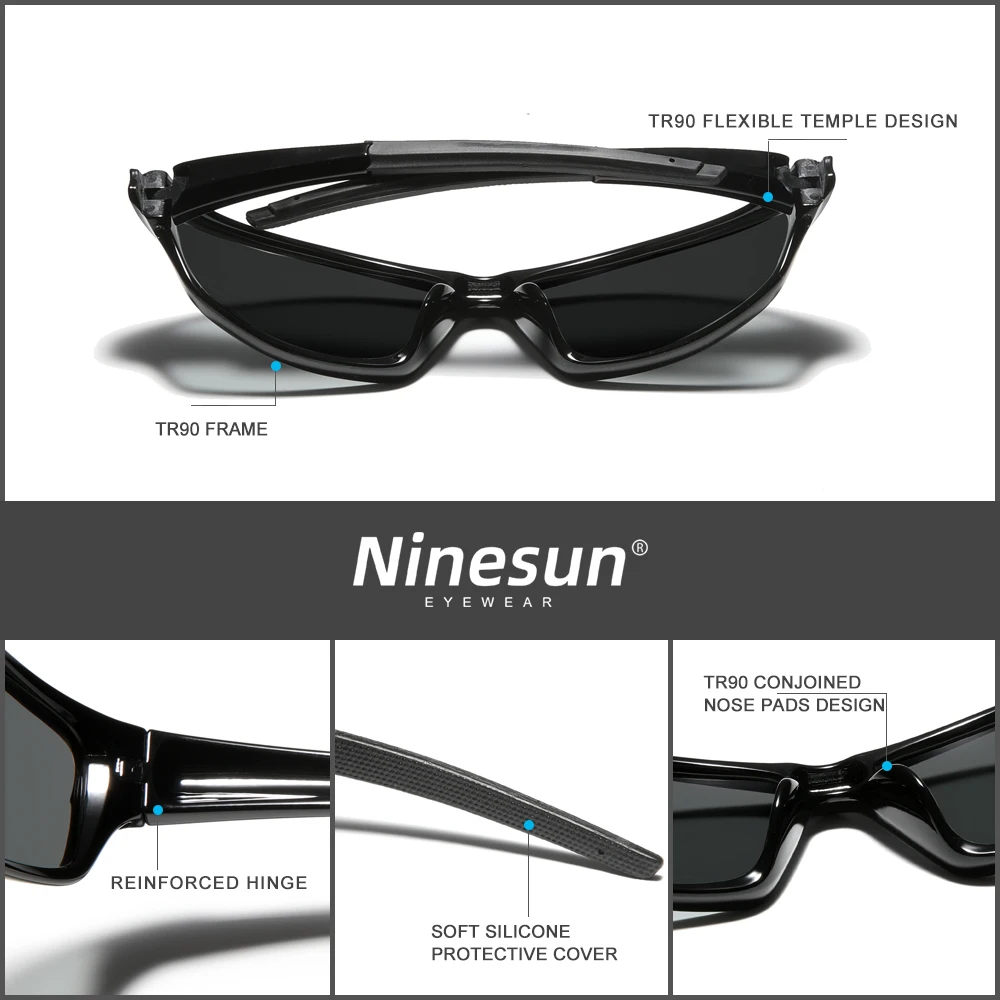 Ninesun 2024    ۶, UV400  м Ȱ, Ÿ ׼