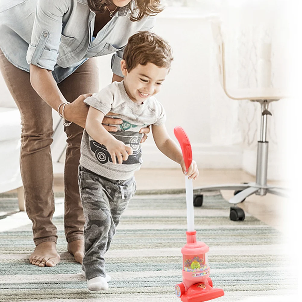 Simulation Vacuum Cleaner Toddler Toys Kid Hands on Educational Toy for Girls Boys Home Cleaning Plaything Safe