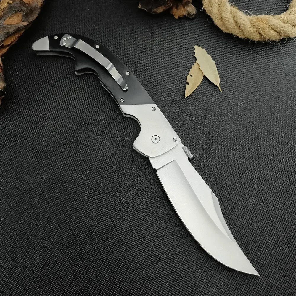Tactical C/S 62NCX Large Pocket Knife 8Cr13Mov Blade Black G10 Handle Tactical Hunting Survival EDC Outdoor Military Knives 4