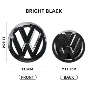 Volkswagen Transporter T6 & T6.1 VW' emblèmes VW logo - Noir