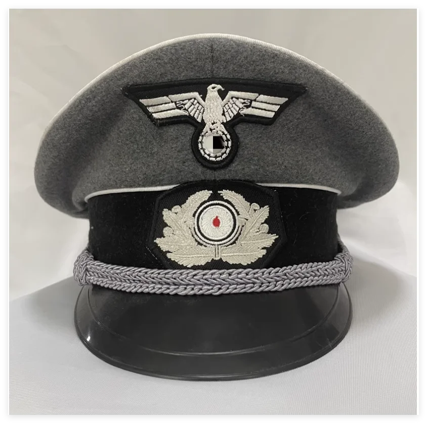 Film and Television Gray Woolen Costume Hat Cosplay German Large Eave Hat