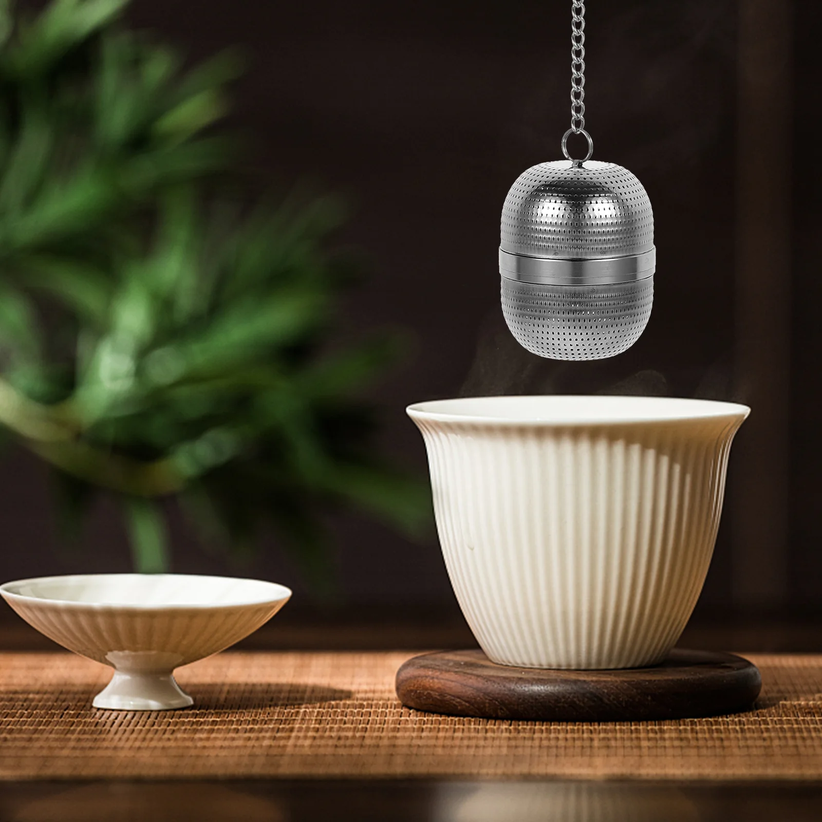 

Drip Pan Filter Loose Leaf Tea Infusers Leaves Ball Loose-leaf Steeper Kitchen Strainer for Stainless Steel Practical Teapot