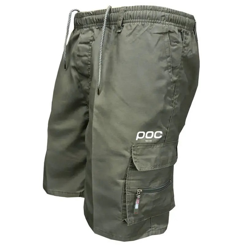 New Fashion Short Mtb Hombre Cycling Moto POC Bicycle Work Shorts Men Cargo MTB Pants Loose Sports Motorbike Downhill Shorts Man