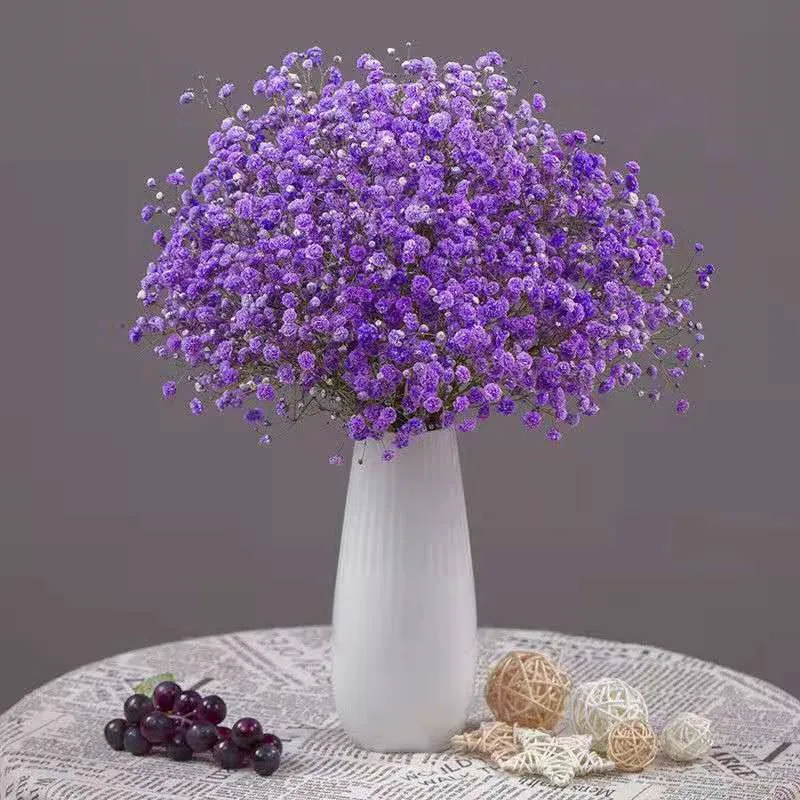 

100gBaby's Breath Dried Flowers Gypsophila Arrangement Artificial Flowers Wedding Decoration Fleurs Valentine Gift Ideas Rose Be