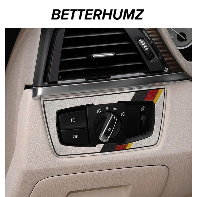 Interior Accessories Headlight Button Frame Trim Cover Car Sticker