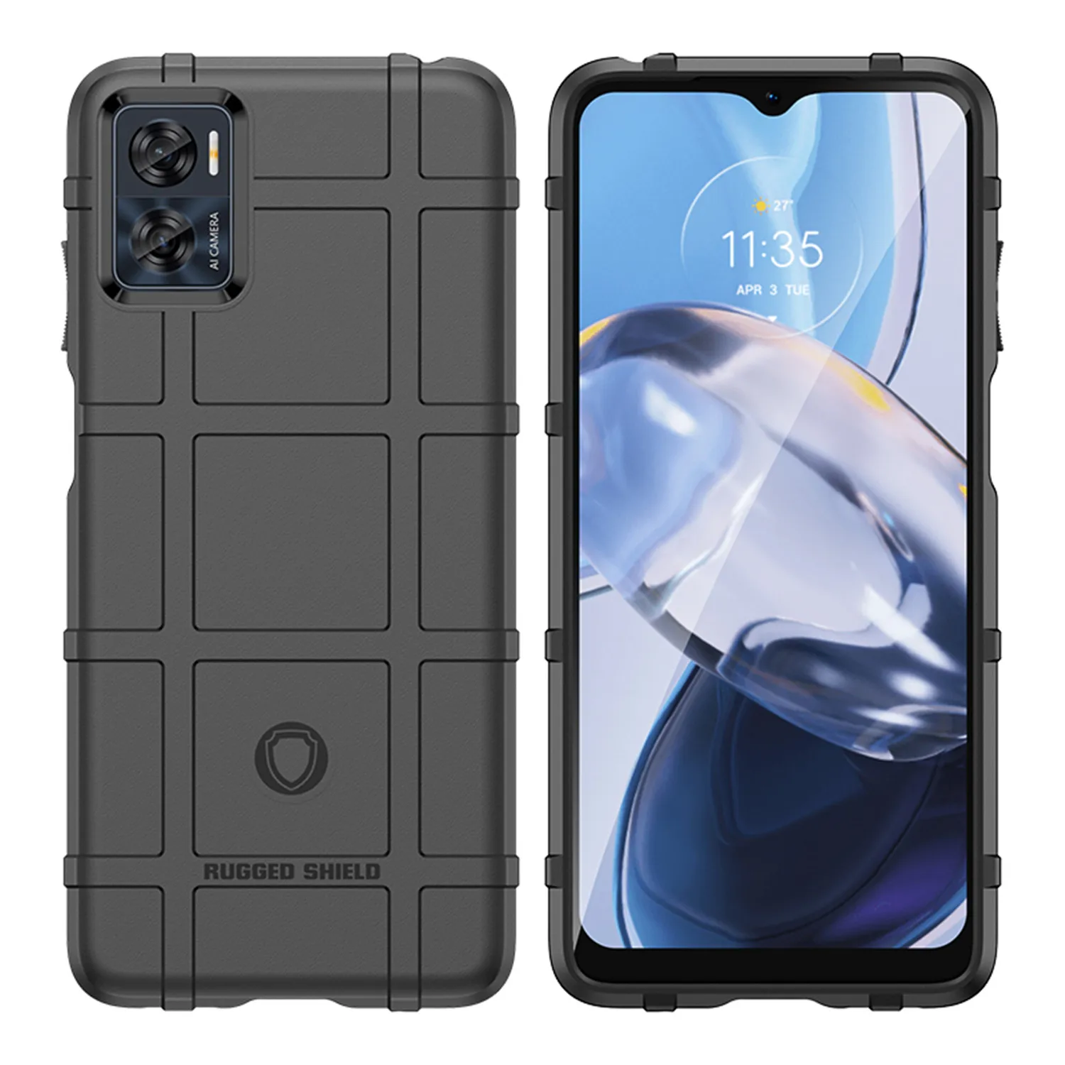 

Soft Armor Case For Motorola E22 E22s Moto E20 Shockproof Shield Phone Cover for moto e22i Heavy Duty Silicone Cases