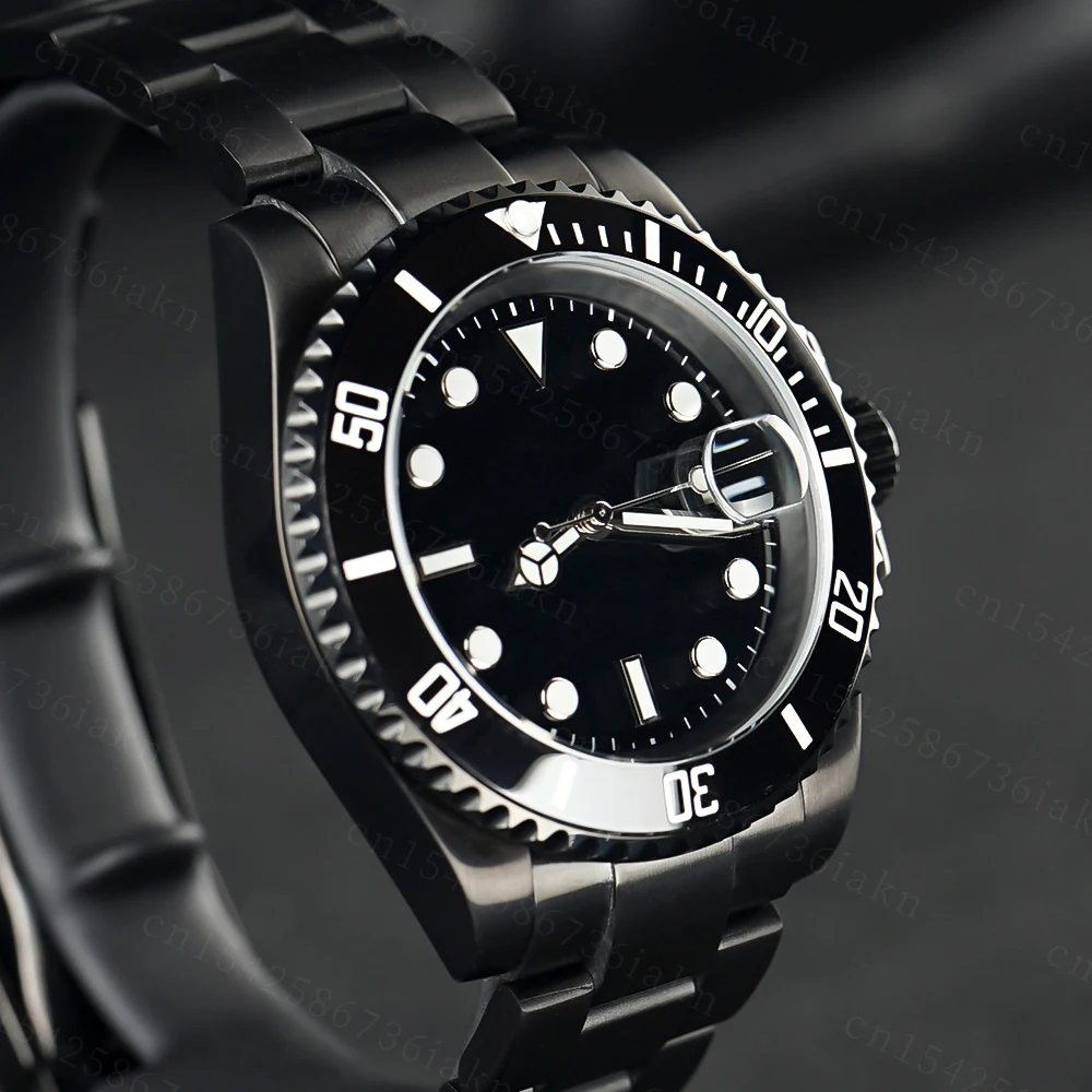 2022 Fashion New 40mm Men's Leisure Sports Sapphire Mirror Stainless Steel Material Waterproof Automatic Mechanical Watch
