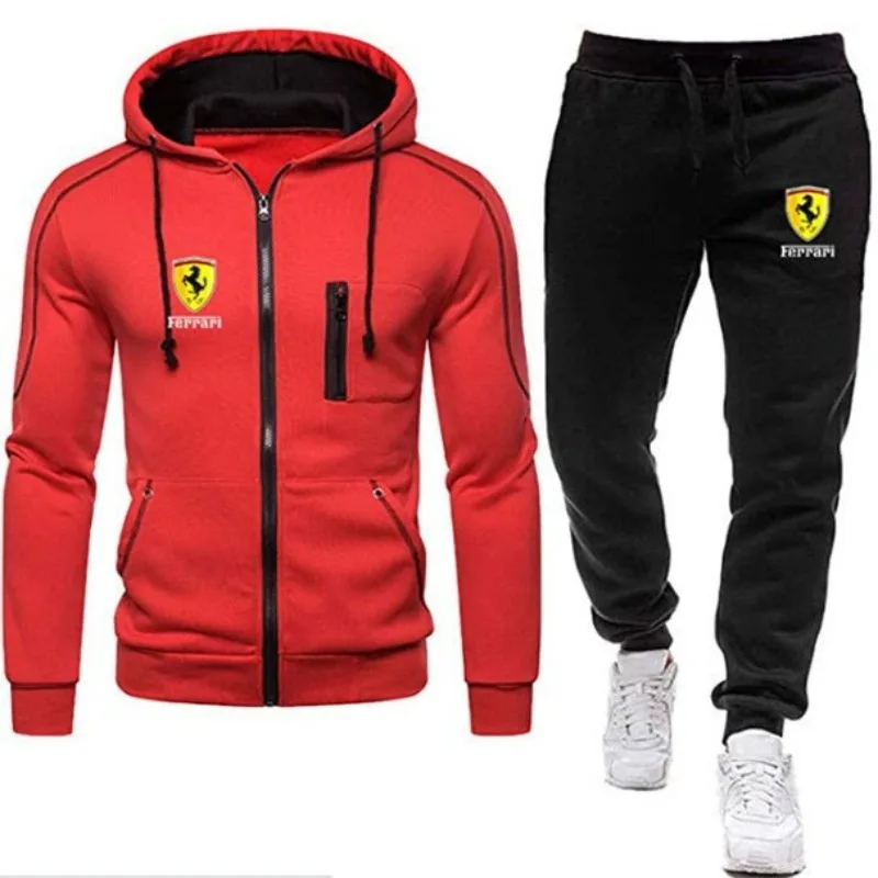 Fashion sportswear, men's hoodies, fitness sportswear, men's running sets, sportswear, jogging, men's sportswear, spring and aut
