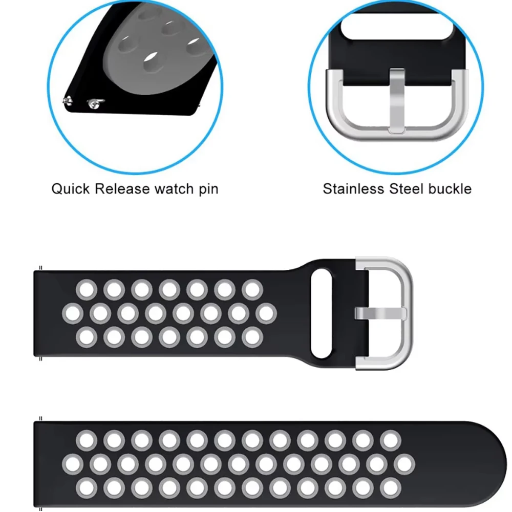 Silicone Sport Strap and TPU Case