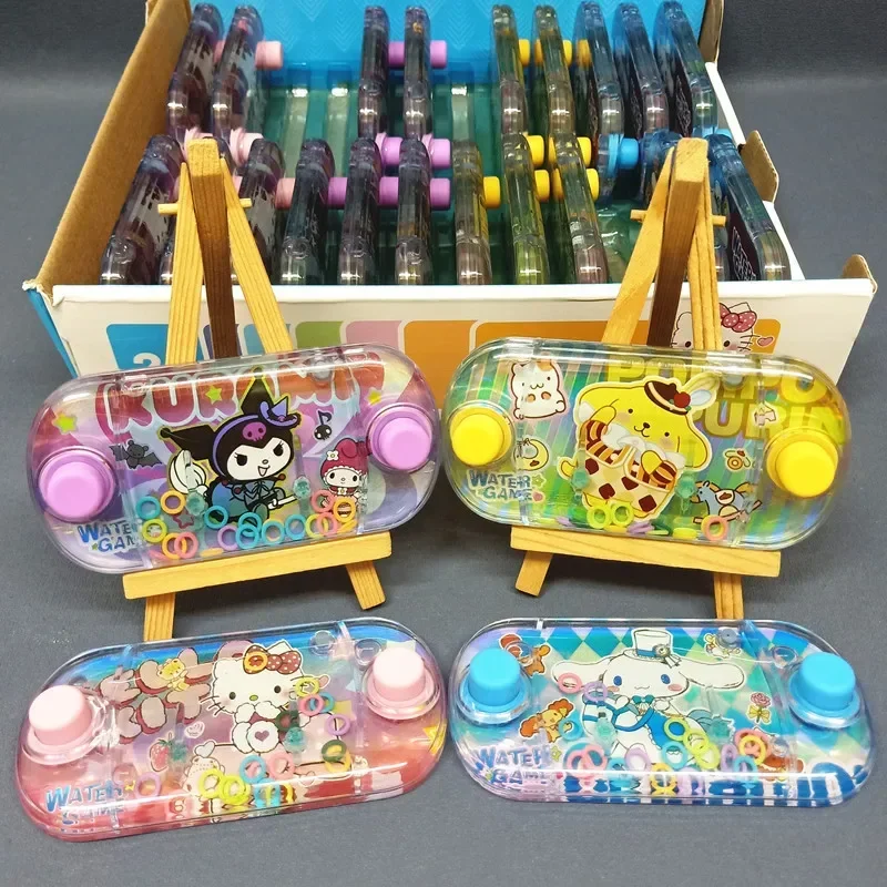 

Мультяшная игровая консоль Hello Kitty My Melody cinnamoroll Sanrio с водяным кольцом, креативная ностальгическая водяная машина, детская игрушка