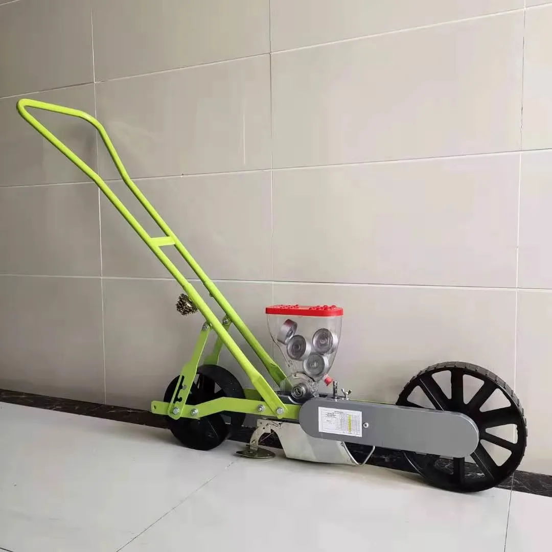 1-8row 8-15cm spacing small hand-propelled multifunctional vegetable precision seeder