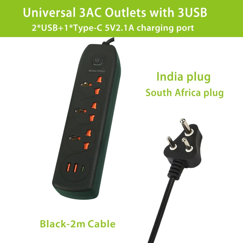 Black-India- ZA Plug