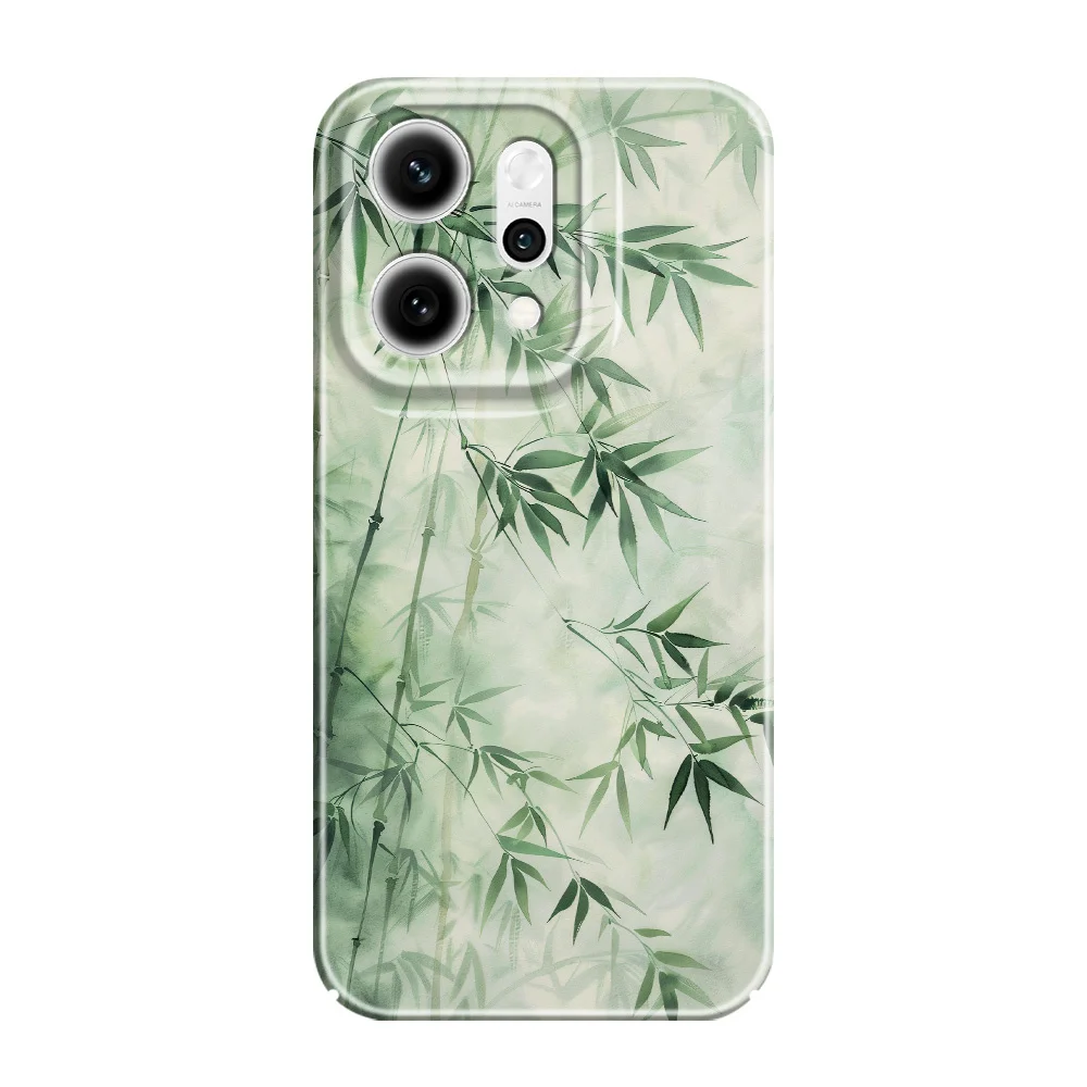 Green Bamboo Forest Phone Case - Elegant Eco-Friendly Hard Cover